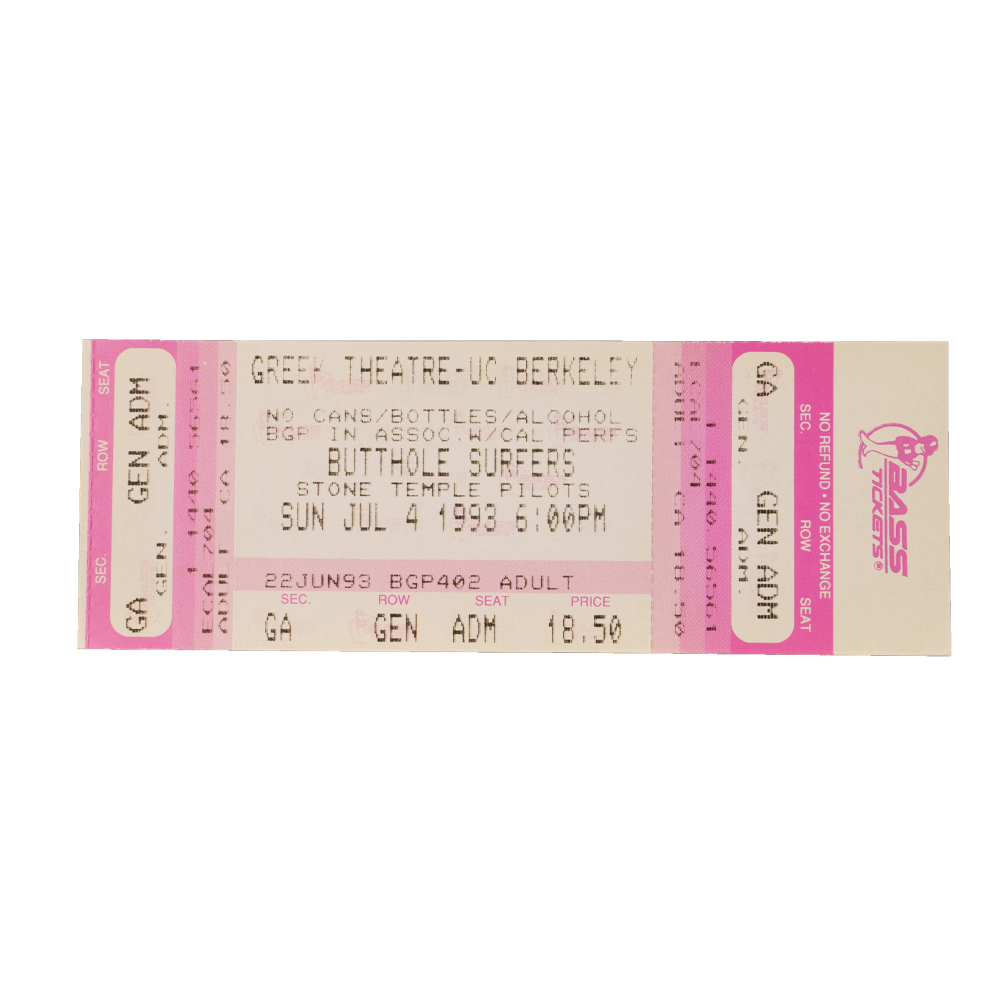 Butthole Surfers - 1993 Ticket [Miscellaneous Ephemera]