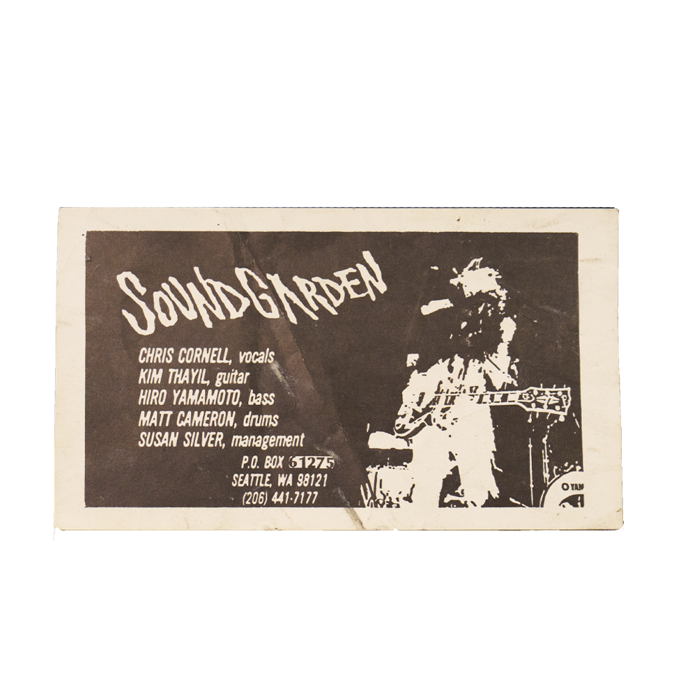 Soundgarden -- 1980's Handbill [Miscellaneous Ephemera]