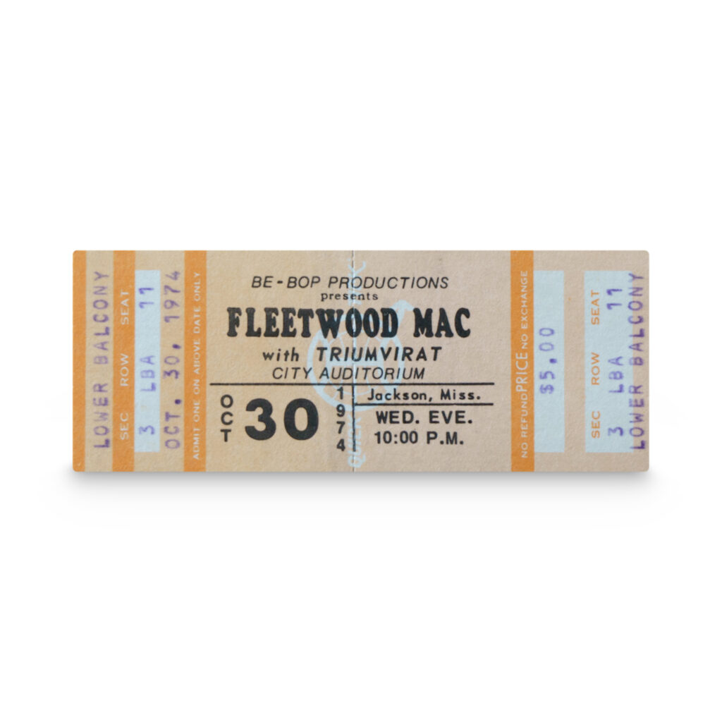 Fleetwood Mac -- 1974 [Ticket]