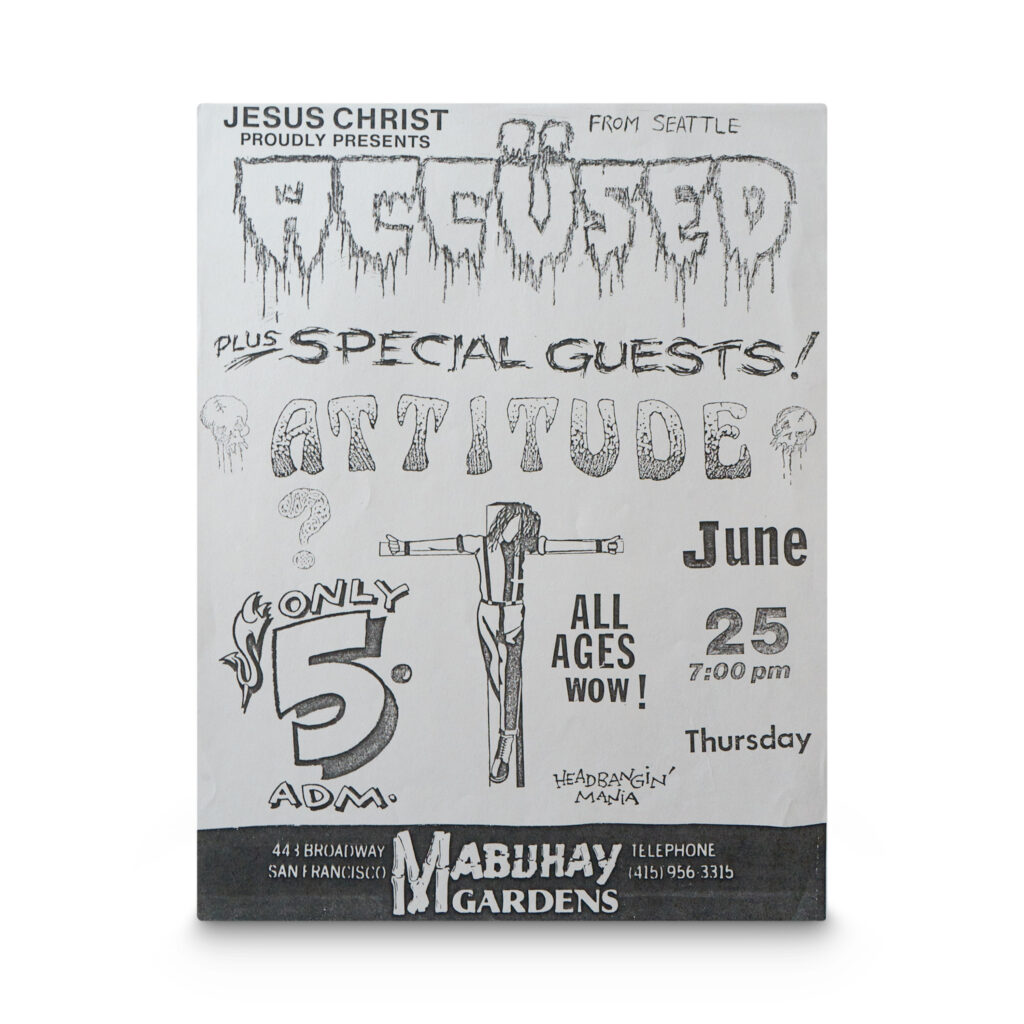 Accused -- 1987 [Handbill]