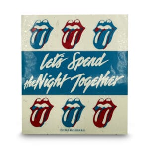 The Rolling Stones -- 1983 Stickers [Ephemera]
